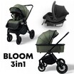 Коляска Bubago Bloom 3 в 1 - Интернет-магазин детских товаров Зайка моя Екатеринбург