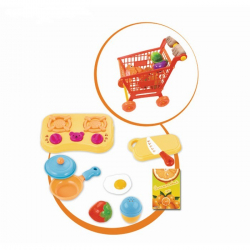 Игровой набор Тележка с продуктами, разборная, с аксессуарами, артикул 122996 - Интернет-магазин детских товаров Зайка моя Екатеринбург