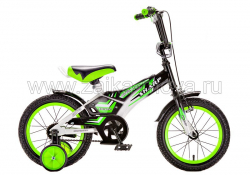Велосипед Motor Sharp" 14". Арт. KG1410 - Интернет-магазин детских товаров Зайка моя Екатеринбург