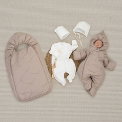 Комплект на выписку KinderLitto "Акварель. Вышивка" 5 предметов, зимний - Интернет-магазин детских товаров Зайка моя Екатеринбург