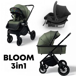 Коляска Bubago Bloom 3 в 1 - Интернет-магазин детских товаров Зайка моя Екатеринбург