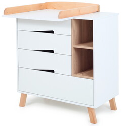 Комод с пеленальным столиком Rant Lago Pro 80 см 4 ящика - Интернет-магазин детских товаров Зайка моя Екатеринбург
