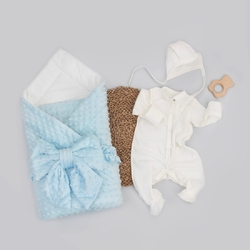 Комплект на выписку KinderLitto "Новый Первый гардероб" 4 предмета, лето - Интернет-магазин детских товаров Зайка моя Екатеринбург