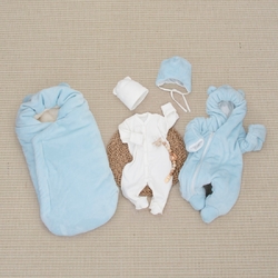 Комплект на выписку KinderLitto "Топтыжка" 5 предметов, зимний - Интернет-магазин детских товаров Зайка моя Екатеринбург