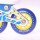Роликовые коньки раздвижные, Onlitop ABEC 7, колеса PU 64 мм, алюминиевая рама, white/blue - Интернет-магазин детских товаров Зайка моя Екатеринбург