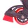 Роликовые коньки раздвижные, Onlitop колеса PVC 64 мм, пластиковая рама, red/black - Интернет-магазин детских товаров Зайка моя Екатеринбург