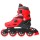 Роликовые коньки раздвижные, Onlitop колеса PVC 64 мм, пластиковая рама, red/black - Интернет-магазин детских товаров Зайка моя Екатеринбург