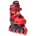 Роликовые коньки раздвижные, Onlitop колеса PVC 64 мм, пластиковая рама, red/black - Интернет-магазин детских товаров Зайка моя Екатеринбург
