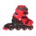 Роликовые коньки раздвижные, Onlitop колеса PVC 64 мм, пластиковая рама, red/black - Интернет-магазин детских товаров Зайка моя Екатеринбург