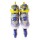 Роликовые коньки раздвижные, Onlitop ABEC 7, колеса PU 64 мм, алюминиевая рама, white/blue - Интернет-магазин детских товаров Зайка моя Екатеринбург