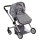 Кукольная коляска-трансформер Pituso, двухместная арт. 9651A-Grey - Интернет-магазин детских товаров Зайка моя Екатеринбург